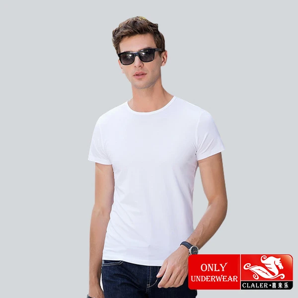 Crew Neck Men's Knitted Undershirts